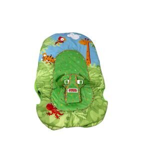 Fisher Price Rainforest Baby Bouncer Fabric Seat Cover Pad Replacement Part